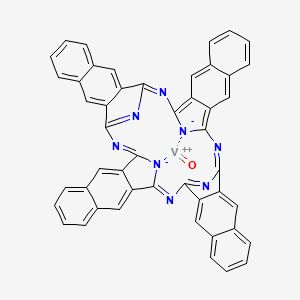 molecular formula C48H24N8OV B3424153 Vanadyl 2,3-naphthalocyanide CAS No. 33273-15-3
