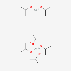 molecular formula C18H42CaO6Zr B3424158 calcium;propan-2-olate;zirconium(4+) CAS No. 334512-82-2