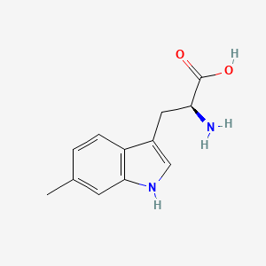 molecular formula C12H14N2O2 B3424169 6-甲基色氨酸 CAS No. 33468-34-7