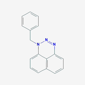 molecular formula C17H13N3 B342420 1-benzyl-1H-naphtho[1,8-de][1,2,3]triazine 