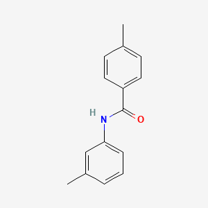 molecular formula C15H15NO B3424211 4-methyl-N-(3-methylphenyl)benzamide CAS No. 33667-90-2
