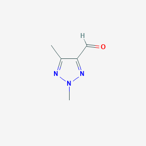molecular formula C5H7N3O B3424221 2,5-Dimethyl-2H-1,2,3-triazole-4-carbaldehyde CAS No. 337310-88-0