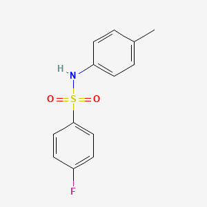 4-fluoro-N-(4-methylphenyl)benzenesulfonamide
