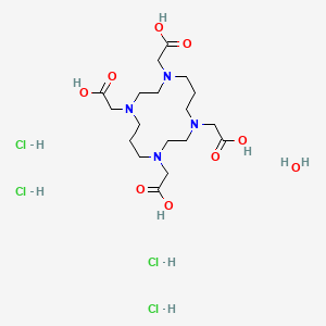 1,4,8,11-Tetraazacyclotetradecane-1,4,8,11-tetraacetic acid tetrahydrochloride hydrate