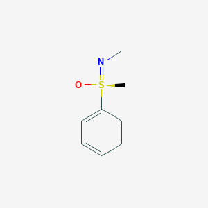 molecular formula C8H11NOS B3424296 (S)-(+)-N,S-二甲基-S-苯基亚磺胺 CAS No. 33993-53-2