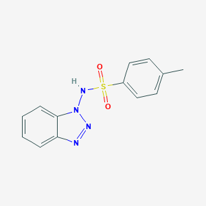 molecular formula C13H12N4O2S B342432 N-(benzotriazol-1-yl)-4-methylbenzenesulfonamide 
