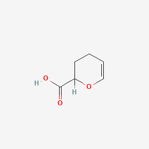 molecular formula C6H8O3 B3424322 3,4-Dihydro-2H-pyran-2-carboxylic acid CAS No. 34201-01-9
