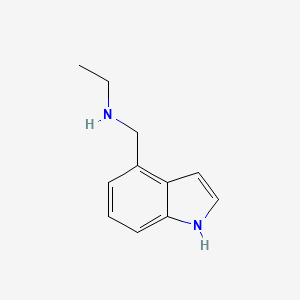 ethyl(1H-indol-4-ylmethyl)amine
