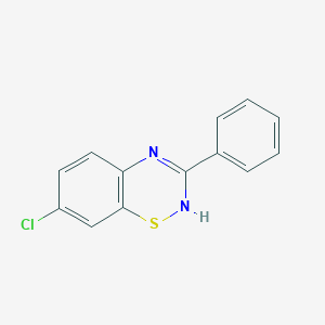 molecular formula C13H9ClN2S B342434 7-chloro-3-phenyl-2H-1,2,4-benzothiadiazine 