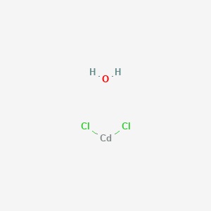 molecular formula CdCl2H2O B3424349 Cadmium chloride monohydrate CAS No. 34330-64-8