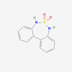 molecular formula C12H10N2O2S B342436 5,7-Dihydrodibenzo[c,e][1,2,7]thiadiazepine 6,6-dioxide 