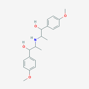 molecular formula C20H27NO4 B342440 2-{[2-Hydroxy-2-(4-methoxyphenyl)-1-methylethyl]amino}-1-(4-methoxyphenyl)-1-propanol 