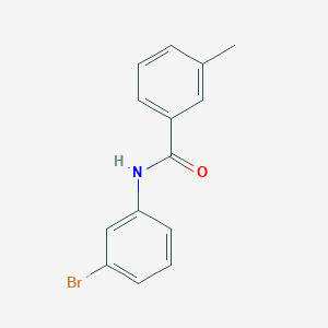 molecular formula C14H12BrNO B3424400 N-(3-bromophenyl)-3-methylbenzamide CAS No. 346720-58-9