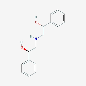 molecular formula C16H19NO2 B342441 Bis[(R)-beta-hydroxyphenethyl]amine 