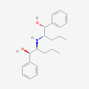 molecular formula C22H31NO2 B342442 2-({1-[Hydroxy(phenyl)methyl]butyl}amino)-1-phenyl-1-pentanol 