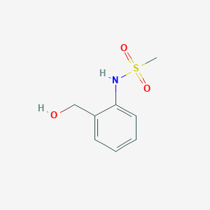 molecular formula C8H11NO3S B3424438 N-[2-(hydroxymethyl)phenyl]methanesulfonamide CAS No. 347839-76-3