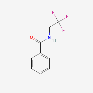 molecular formula C9H8F3NO B3424442 n-(2,2,2-Trifluoroethyl)benzamide CAS No. 348-08-3