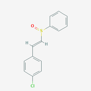 molecular formula C14H11ClOS B342445 2-(4-Chlorophenyl)vinyl phenyl sulfoxide 