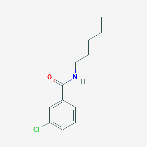 molecular formula C12H16ClNO B3424513 3-chloro-N-pentylbenzamide CAS No. 35306-57-1