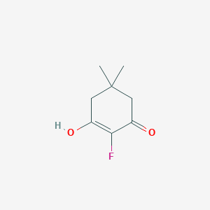 molecular formula C8H11FO2 B034246 2-Fluoro-3-hydroxy-5,5-dimethylcyclohex-2-EN-1-one CAS No. 109801-21-0