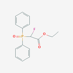 molecular formula C16H16FO3P B342464 Ethyl (diphenylphosphoryl)(fluoro)acetate 