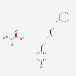 molecular formula C19H28ClNO5 B3424653 Pitolisant oxalate CAS No. 362665-57-4