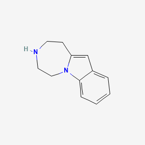 molecular formula C12H14N2 B3424677 2,3,4,5-Tetrahydro-1H-[1,4]diazepino[1,7-a]indole CAS No. 364344-56-9