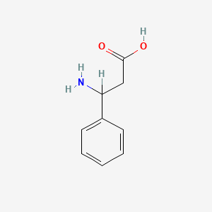 molecular formula C9H11NO2 B3424683 3-Amino-3-phenylpropanoic acid CAS No. 3646-50-2