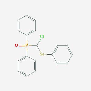 molecular formula C19H16ClOPSe B342473 Chloro(phenylselanyl)methyl(diphenyl)phosphine oxide 