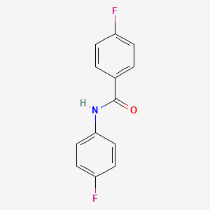 molecular formula C13H9F2NO B3424744 4-fluoro-N-(4-fluorophenyl)benzamide CAS No. 366-69-8