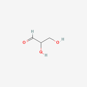 molecular formula C3H6O3 B3424754 Glyceraldehyde CAS No. 367-47-5