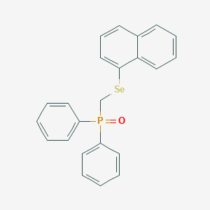 molecular formula C23H19OPSe B342476 (1-Naphthylselanyl)methyl(diphenyl)phosphine oxide 