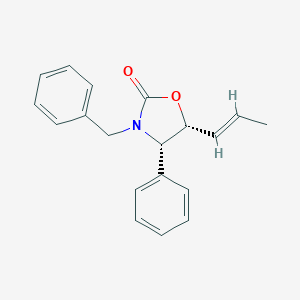molecular formula C19H19NO2 B342477 3-Benzyl-4-phenyl-5-(1-propenyl)-1,3-oxazolidin-2-one 