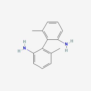 molecular formula C14H16N2 B3424779 6,6'-Dimethyl-[1,1'-biphenyl]-2,2'-diamine CAS No. 3685-06-1