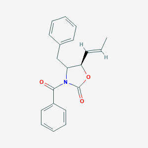 molecular formula C20H19NO3 B342479 3-Benzoyl-4-benzyl-5-(1-propenyl)-1,3-oxazolidin-2-one 