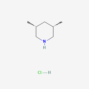 molecular formula C7H16ClN B3424807 cis-3,5-Dimethyl-piperidine hydrochloride CAS No. 37087-93-7