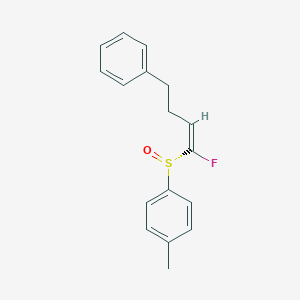 molecular formula C17H17FOS B342483 1-Fluoro-4-phenyl-1-butenyl 4-methylphenyl sulfoxide 