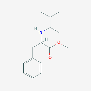 molecular formula C15H23NO2 B342485 Methyl 2-[(1,2-dimethylpropyl)amino]-3-phenylpropanoate 