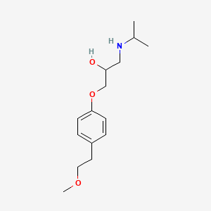 molecular formula C15H25NO3 B3424873 美托洛尔 CAS No. 37350-58-6