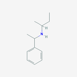 molecular formula C12H19N B342490 N-(1-phenylethyl)butan-2-amine 