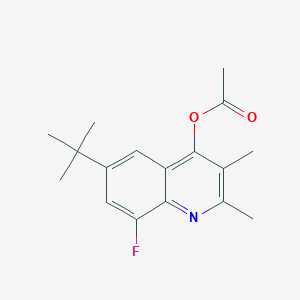 molecular formula C17H20FNO2 B3424904 Tebufloquin CAS No. 376645-78-2