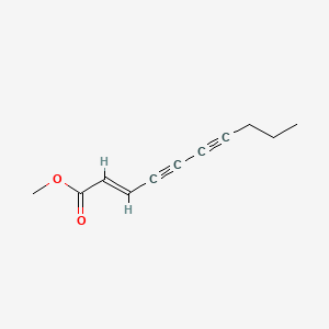 molecular formula C11H12O2 B3424921 Lachnophyllum ester CAS No. 3788-06-5