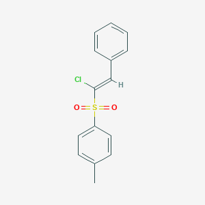 molecular formula C15H13ClO2S B342494 (alpha-Chlorostyryl)4-methylphenyl sulfone 