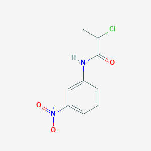 molecular formula C9H9ClN2O3 B3424959 2-chloro-N-(3-nitrophenyl)propanamide CAS No. 379255-79-5