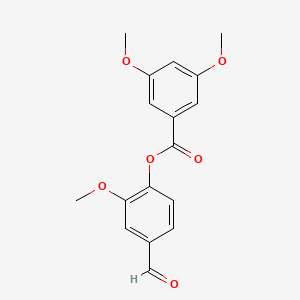 4-Formyl-2-methoxyphenyl 3,5-dimethoxybenzoate