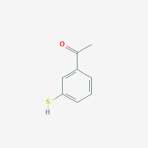 molecular formula C8H8OS B3425017 1-(3-Sulfanylphenyl)ethan-1-one CAS No. 3814-19-5