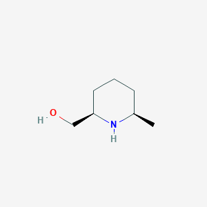 molecular formula C7H15NO B3425037 Rac-[(2r,6r)-6-methylpiperidin-2-yl]methanol CAS No. 38299-74-0