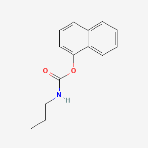 molecular formula C14H15NO2 B3425043 1-Naphthyl N-propylcarbamate CAS No. 38357-67-4