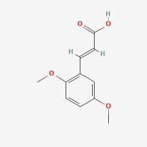 molecular formula C11H12O4 B3425081 2,5-Dimethoxycinnamic acid CAS No. 38489-74-6