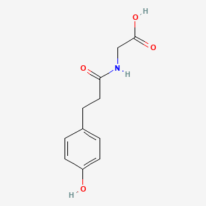 molecular formula C11H13NO4 B3425086 N-[(4-Hydroxybenzoyl)acetyl]glycine CAS No. 3850-43-9